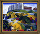 Preston Dickinson Fort George Hill - 20" x 25" Framed Premium Canvas Print