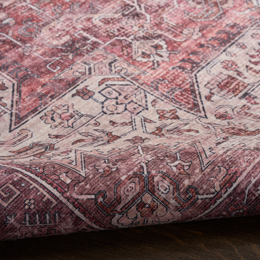 Nourison Nourison Washables 9'2" x 12' Red Vintage Indoor Rug