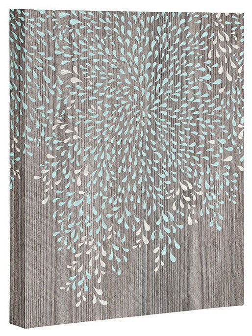 Deny Designs Iveta Abolina Coastal Raindrops Art Canvas