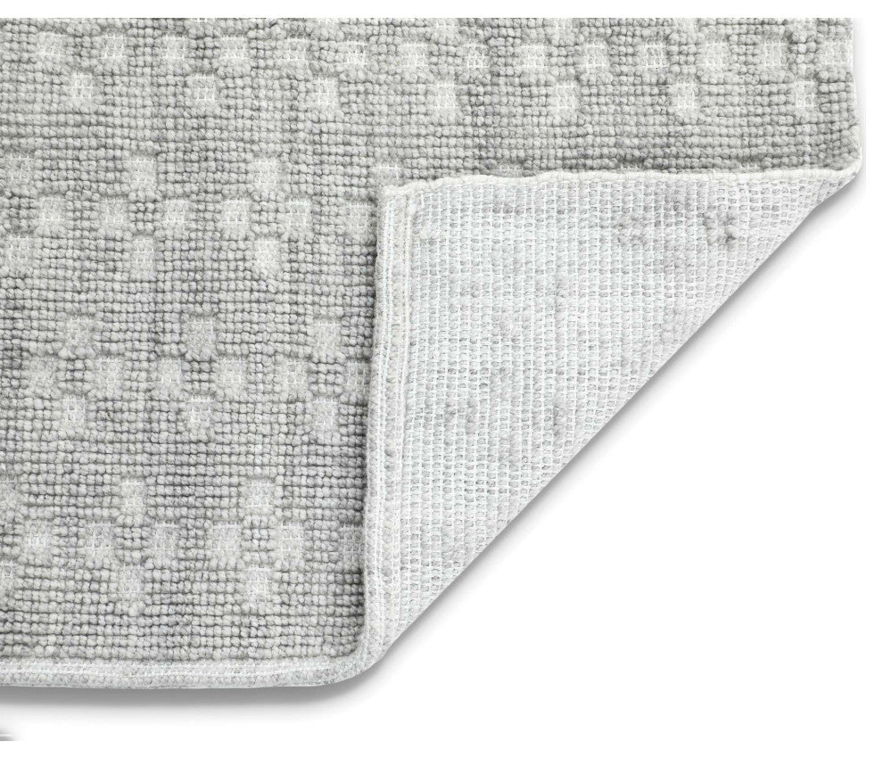 Star Texture Area Rug, Light Gray, 7'9"x9'9"