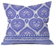 Aimee St Hill Decorative Blue Outdoor Throw Pillow