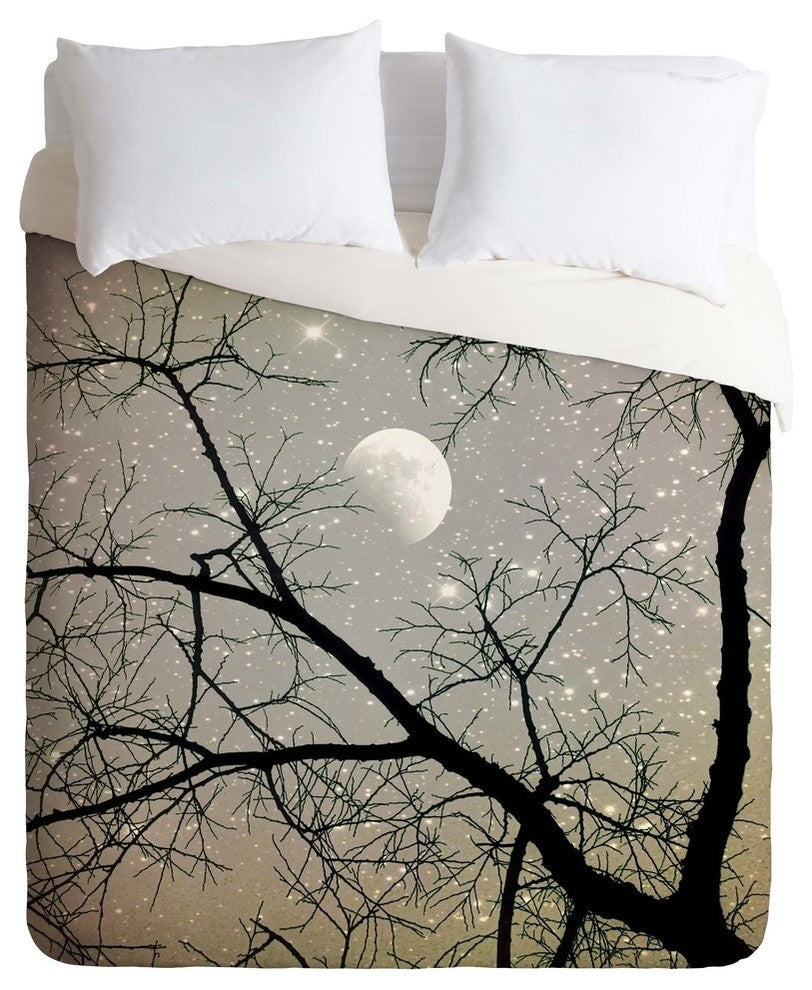 Deny Designs Shannon Clark Silver Sky Duvet Cover - Lightweight