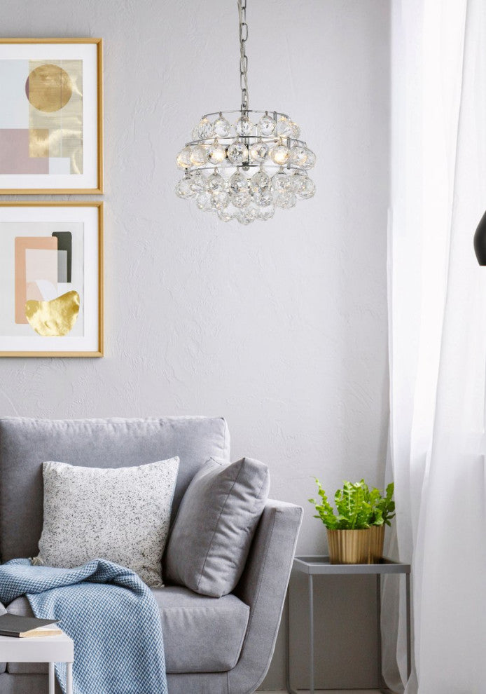 Seren 12" Pendant, Chrome