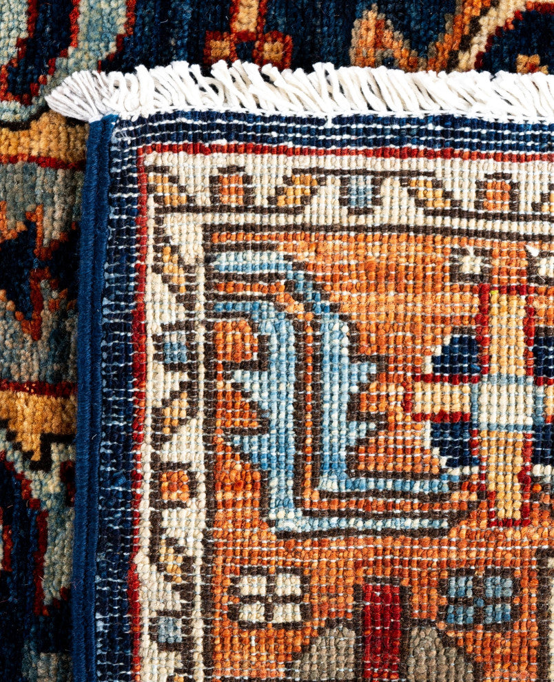 Serapi One-of-a-Kind Hand-Knotted Area Rug Blue, 2'9" x 7'10"