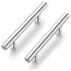 Brushed Nickel Stainless Steel 5'' Cabinet Pulls, 1 Piece Set