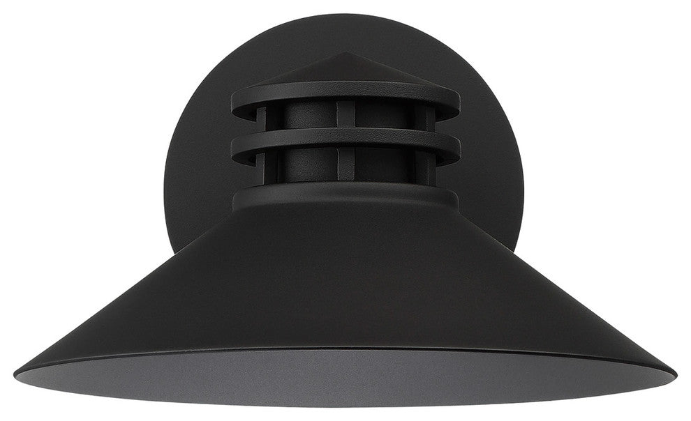 Sodor 10" LED Outdoor Wall Light 3000K, Black