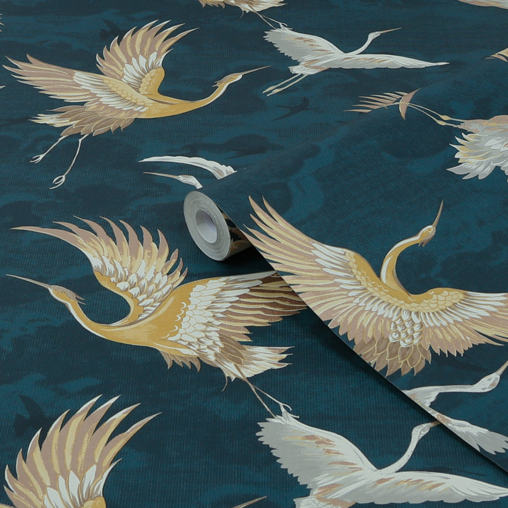 Sublime Kranes Wallpaper, Petrol