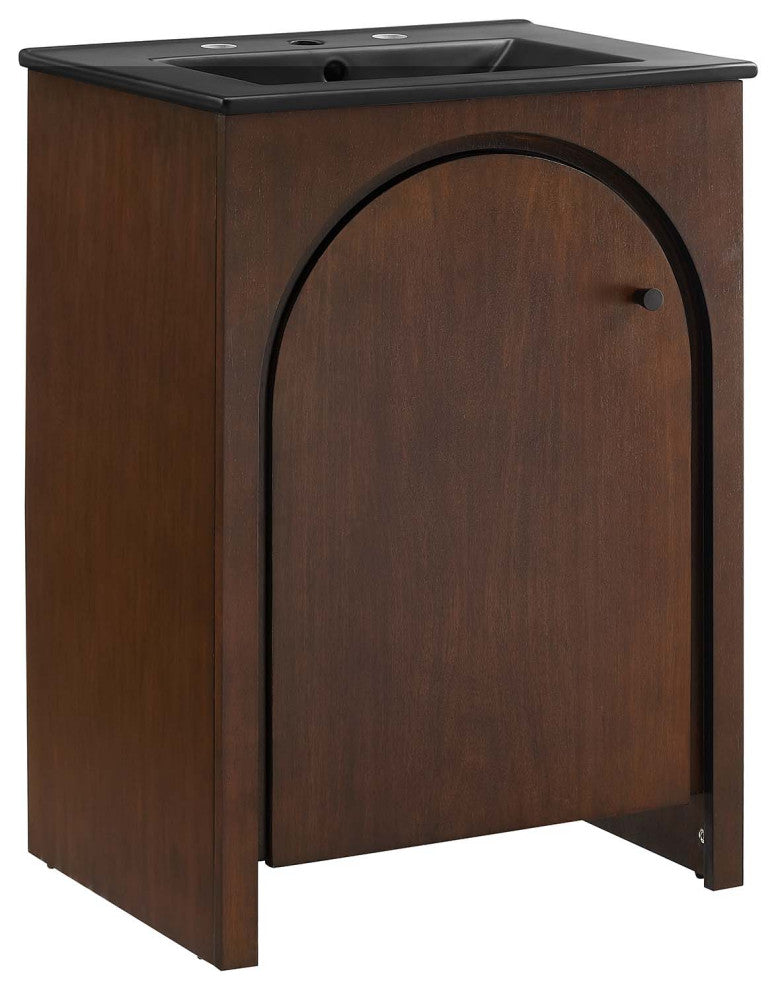 Appia 24" Bathroom Vanity - Walnut Black