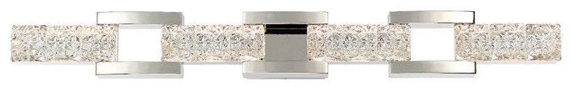 Modern Forms Sofia 41" LED Bath Vanity and Wall Light, Polished Nickel