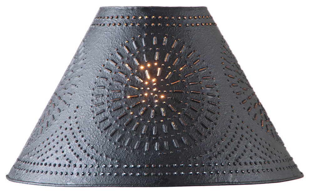 Textured Black Shade, 17"