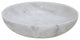 12" Laurus Collection Pearl White Marble Bowl