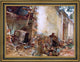 John Singer Sargent Street in Arras Framed Premium Canvas Print, 18"x24"