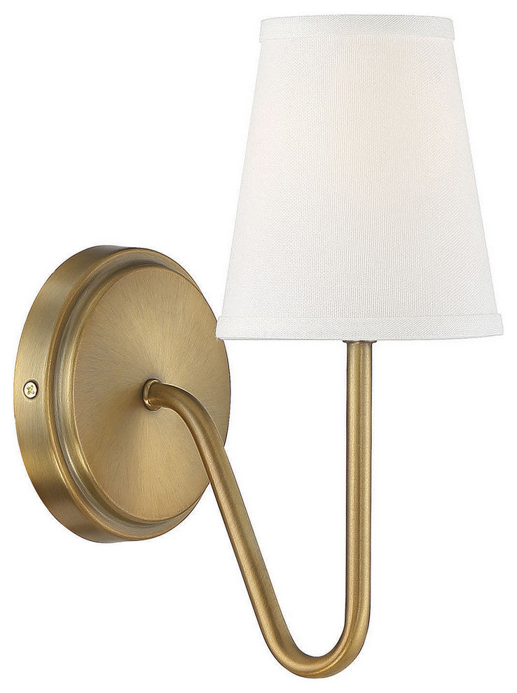 One Light Wall Sconce in Natural Brass finish  BTL987900