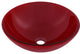 Novatto Rosso Glass Vessel Sink