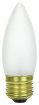 Sunlite 40 Watt Torpedo Tip Chandelier, Medium Base, Frost