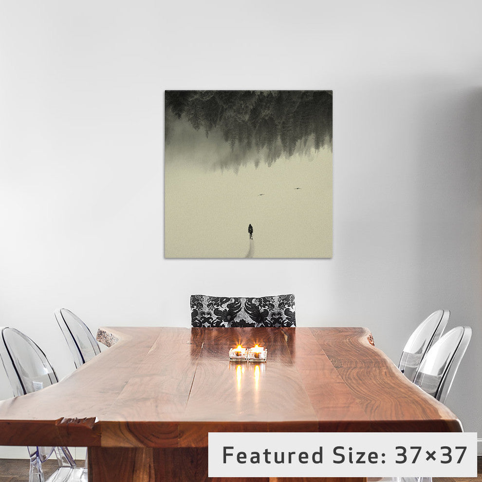 "Silent Walk" by Andreas Lie, 18x18x1.5