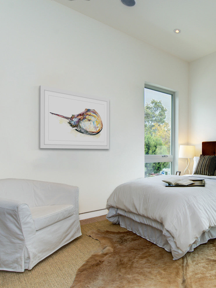 "Horseshoe Crab" Framed Print by Rachel Byler