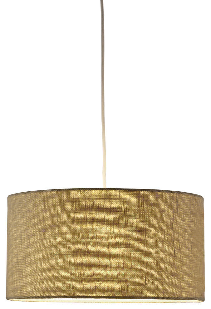 Harvest Drum Pendant, Burlap