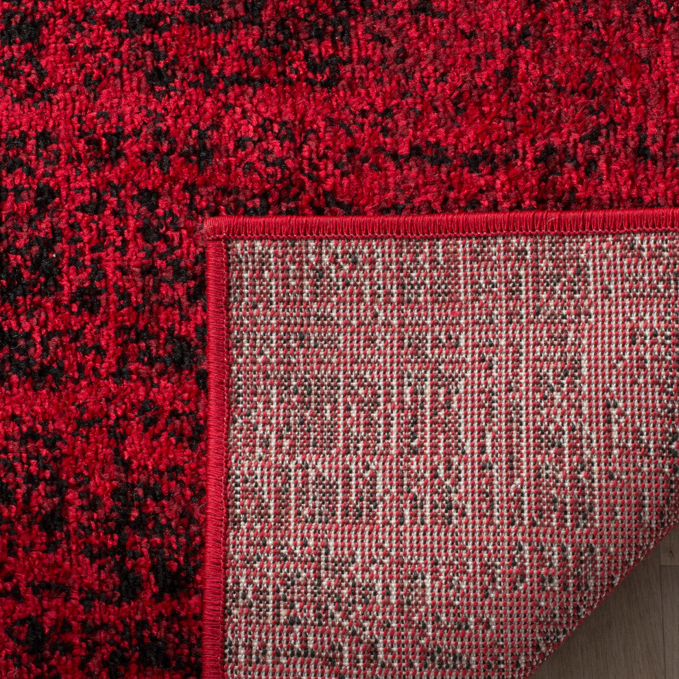 Safavieh Adirondack Collection, ADR116 Rug, Red/Black, 2'6"x8'