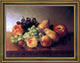 Robert Spear Dunning Tabletop with Fruit Framed Premium Canvas Print, 18"x24"