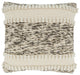 Poly-Filled Throw Pillow With Woven Textured Design