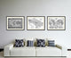 Washington Dc Vintage B&W Map Canvas Print, 16"x21"