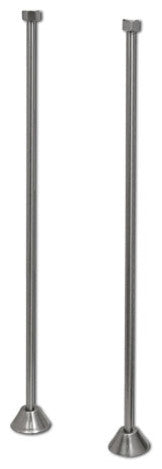 Straight Supply For Clawfoot Or Elegant Tubs, Brushed Nickel