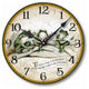 Vintage-Style Frogs Wall Clock