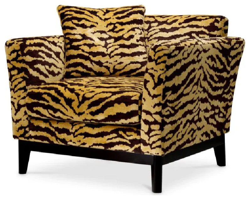 Animal Print Lounge Chair, Eichholtz Flux