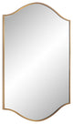 Florianne 36" Tall Rectangular Arch Mirror, Champagne