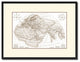 World In The Time Of Ptolomy Vintage Sepia Map Canvas Print, 16"x21"