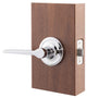 Scandinavian Style Passage Lever, Polished Stainless
