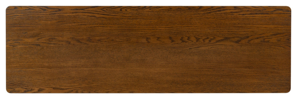 Safavieh Couture Jaylessa Wood 3 Door Sideboard, Medium Oak