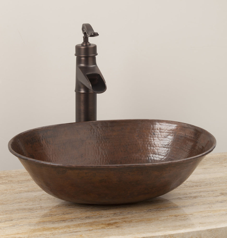 Stafford Vessel Faucet - Weathered Copper