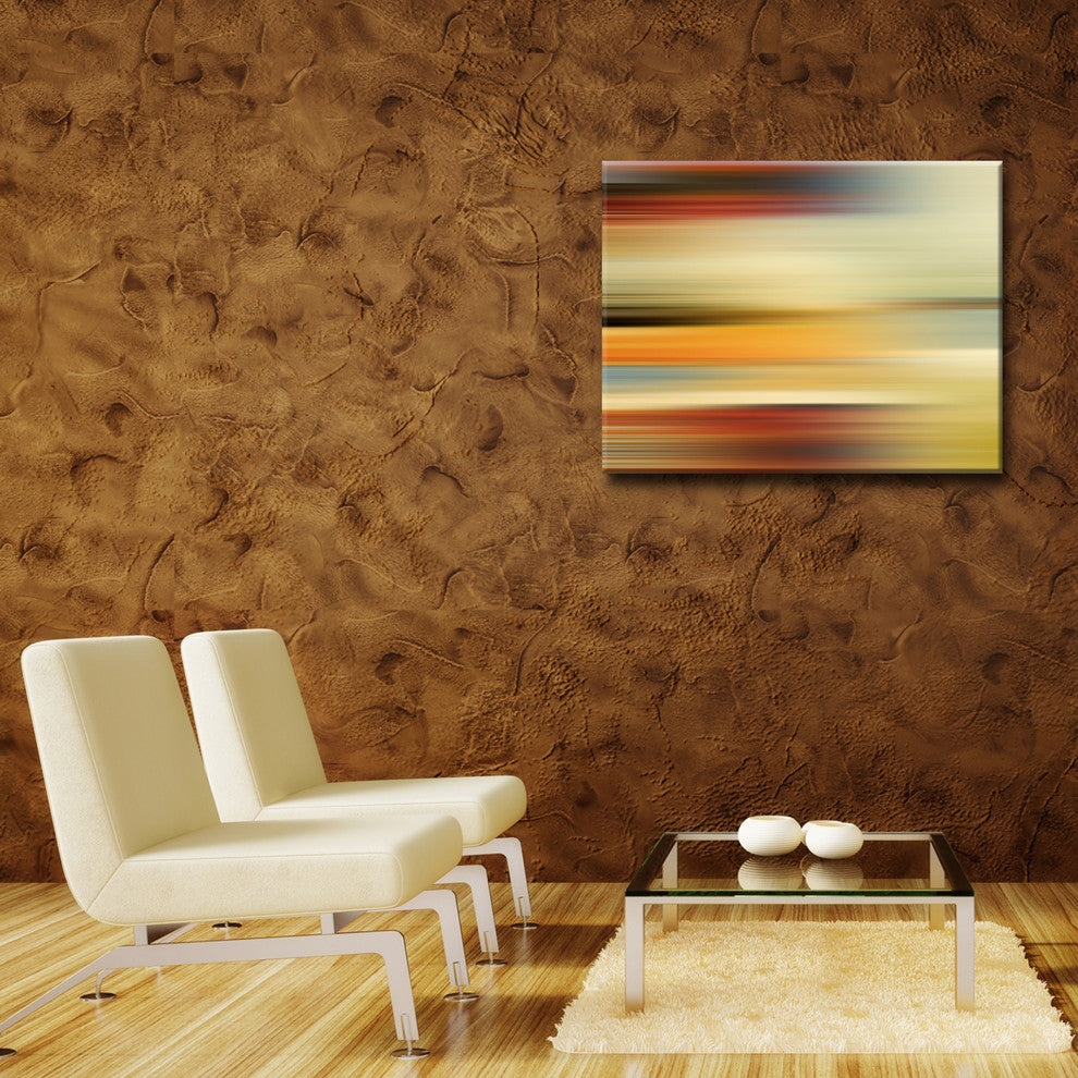 Blur Stripes L, Canvas Wall Art, 30"x20"