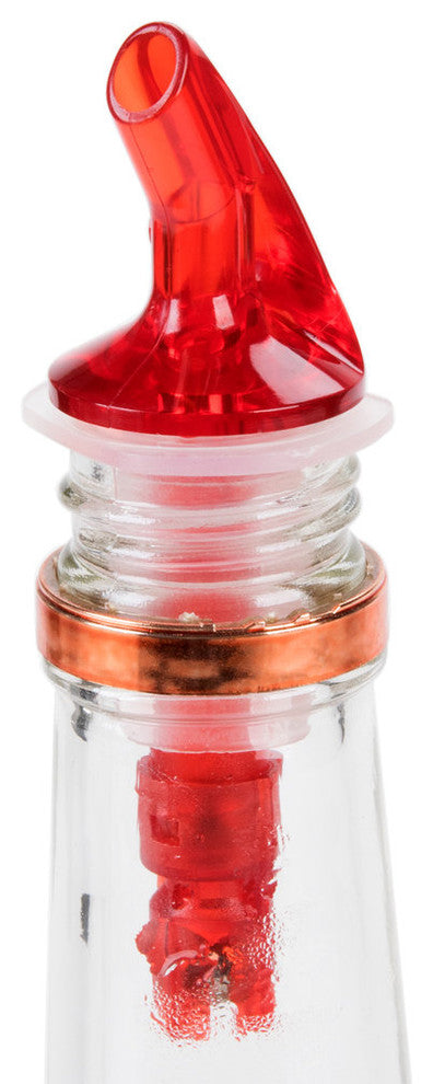 Measured Pour Spouts 1 oz. Pourer, Red, Set of 3