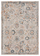 Manor Persian Floral Area Rug, Silver, 2'x2'11"