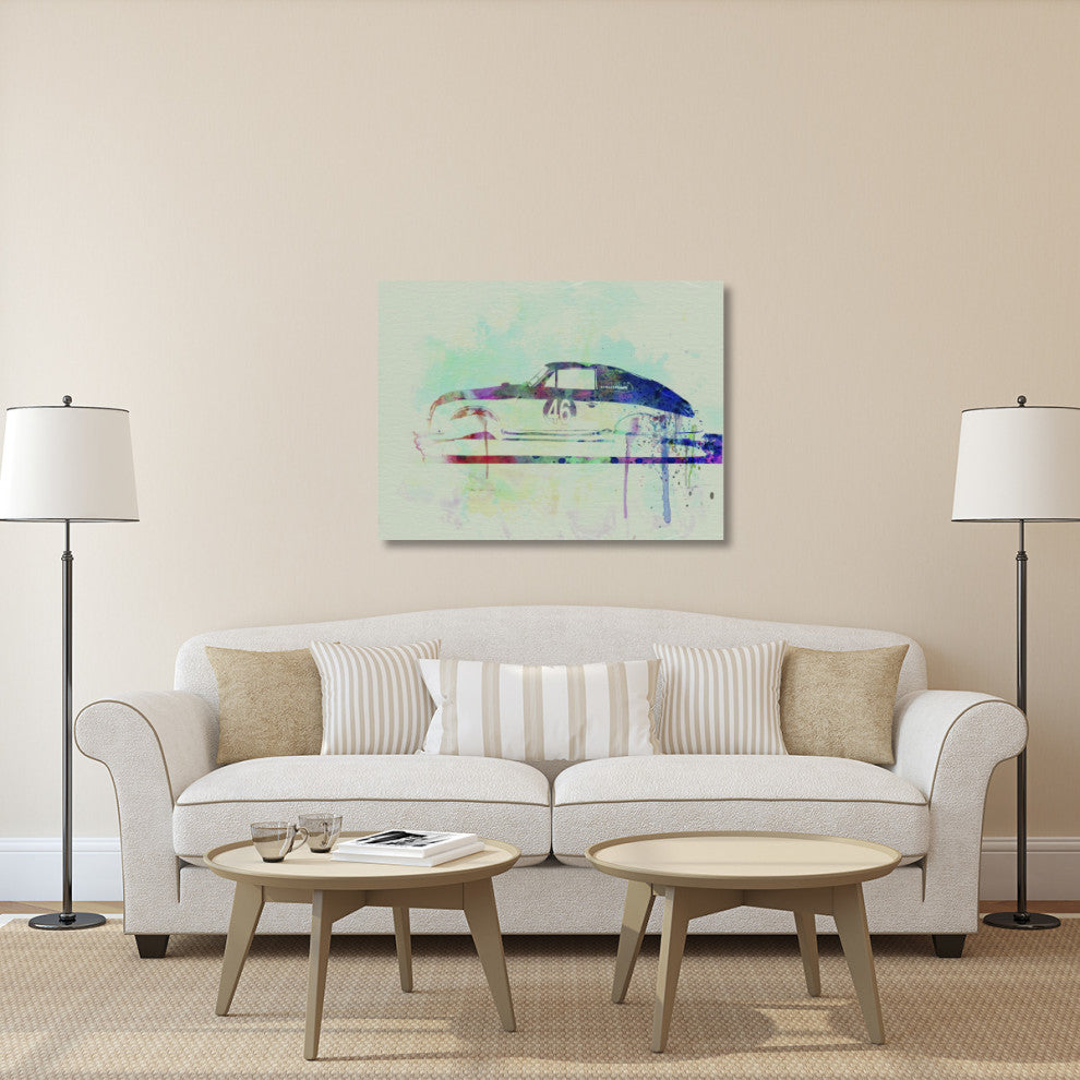 "Porsche 356 Watercolor" Fine Art Print