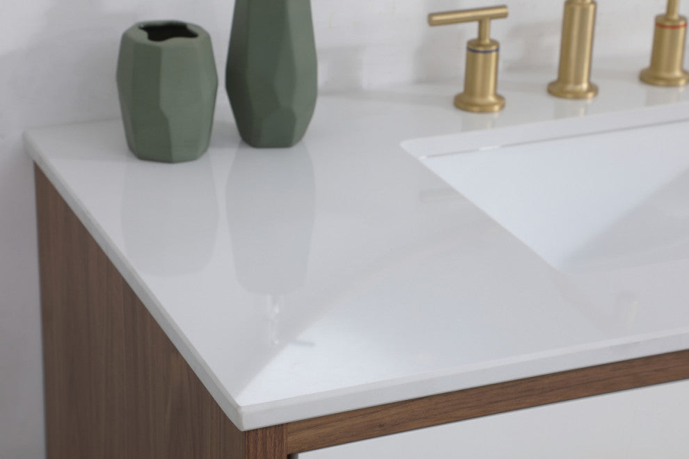 Home Living White 42" Bathroom Vanity