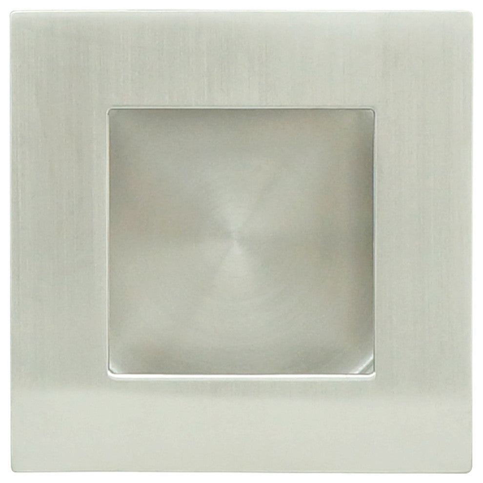 Square Pocket/Cup Pull With Square Opening, Concealed Fixing