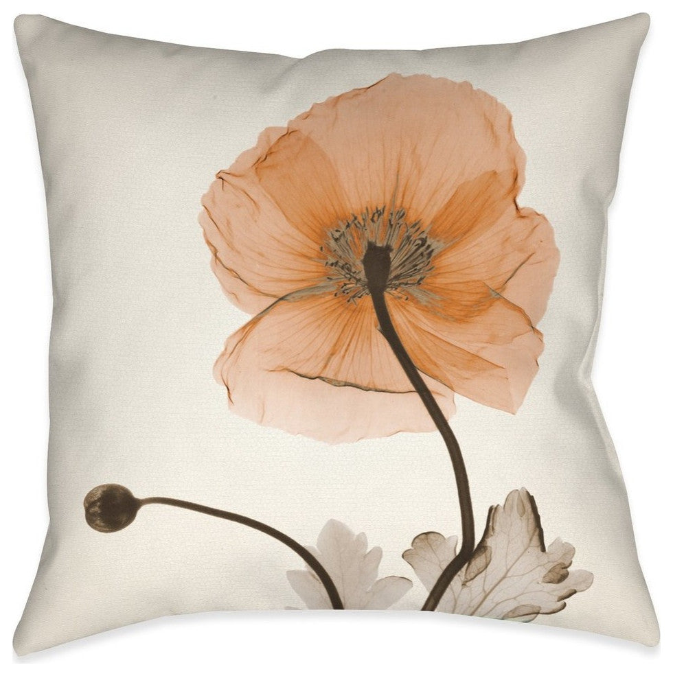 Laural Home Poppy Harvest 18" X 18" Indoor Decorative Pillow