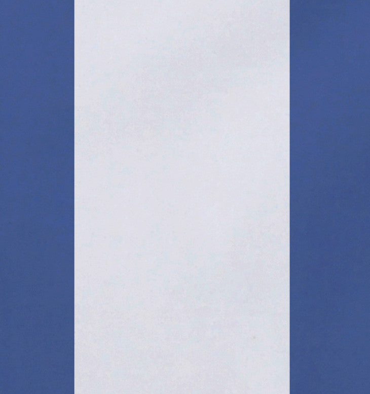 Awning Stripe Stripe Print Placement, Cornflower, Set of 4