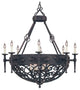 Alhambra 14-Light Chandelier, Natural Iron