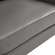 Corland Leather Loveseat, Gray