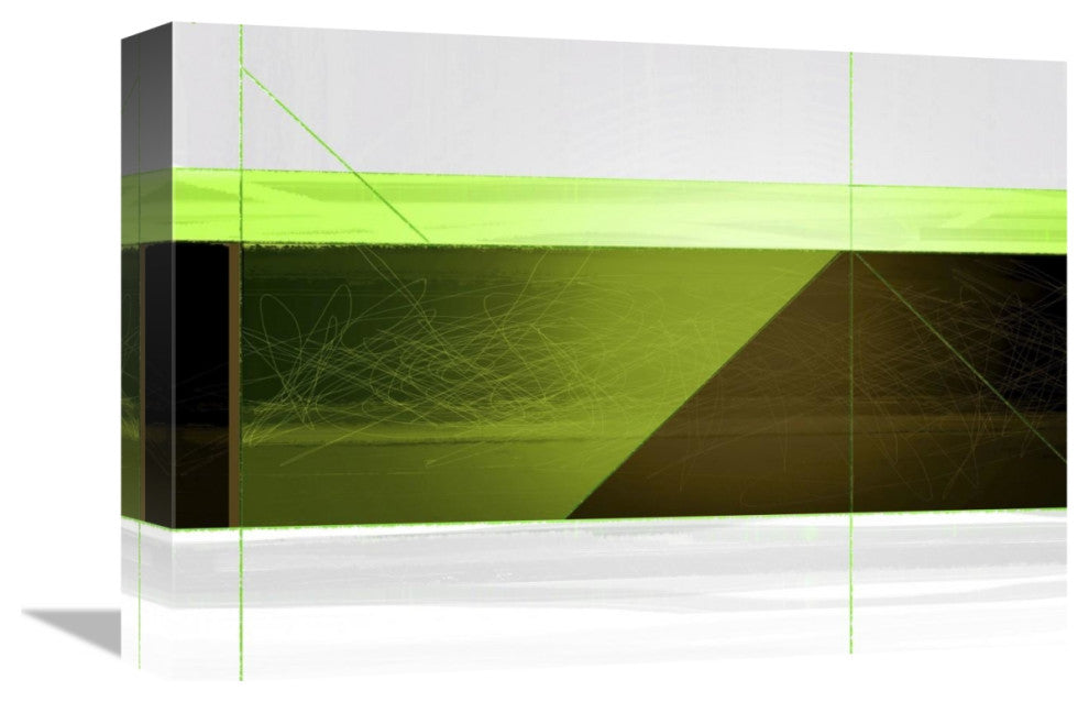 "Abstract Brown And Green" Fine Art Print