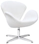 Modern Classics Swan Chair Fabric, White