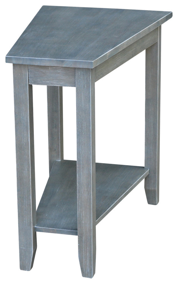 Keystone Accent Table, Heather Grey-Antique Washed