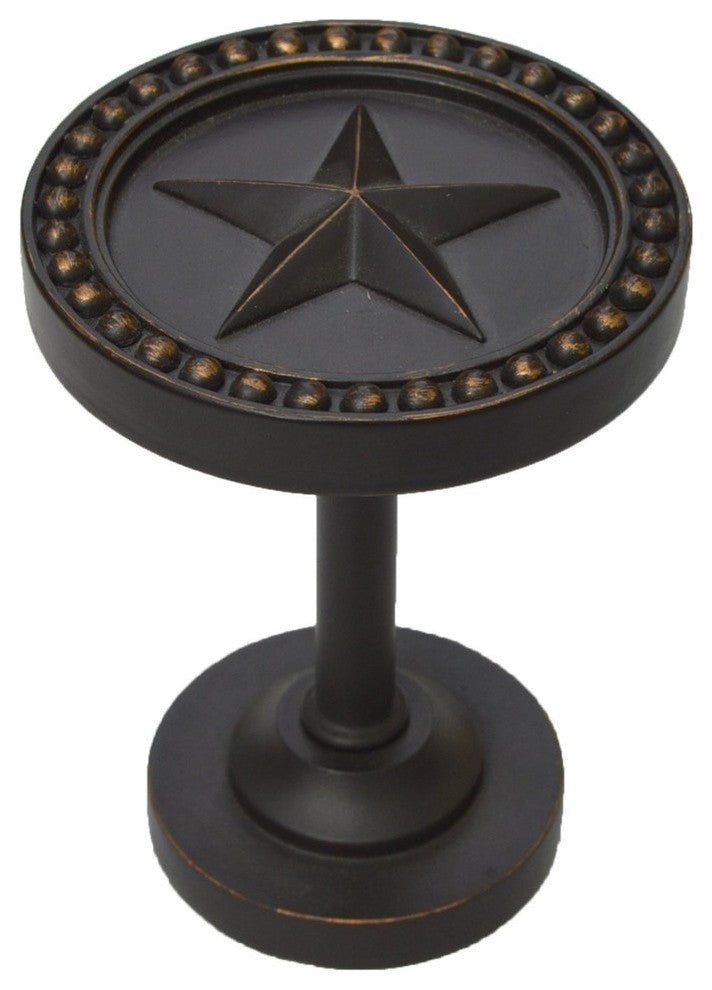 Star Drapery Medallion, Bronze