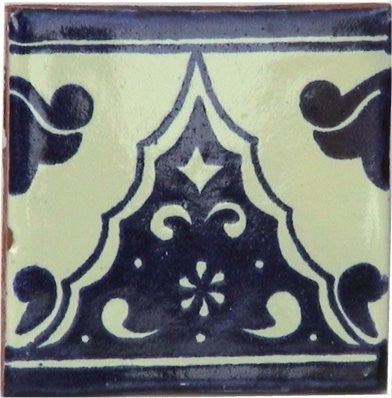 6x6 4 pcs Sierra Talavera Mexican Tile