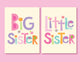 "Big Sister, Little Sister" Print, Set of 2, 8"x11"